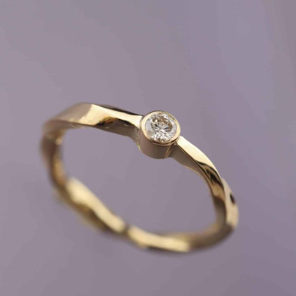 verlovingsring met diamant